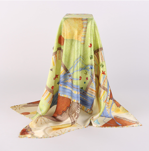 Designer Lady Silk Scarves For Wholesale
