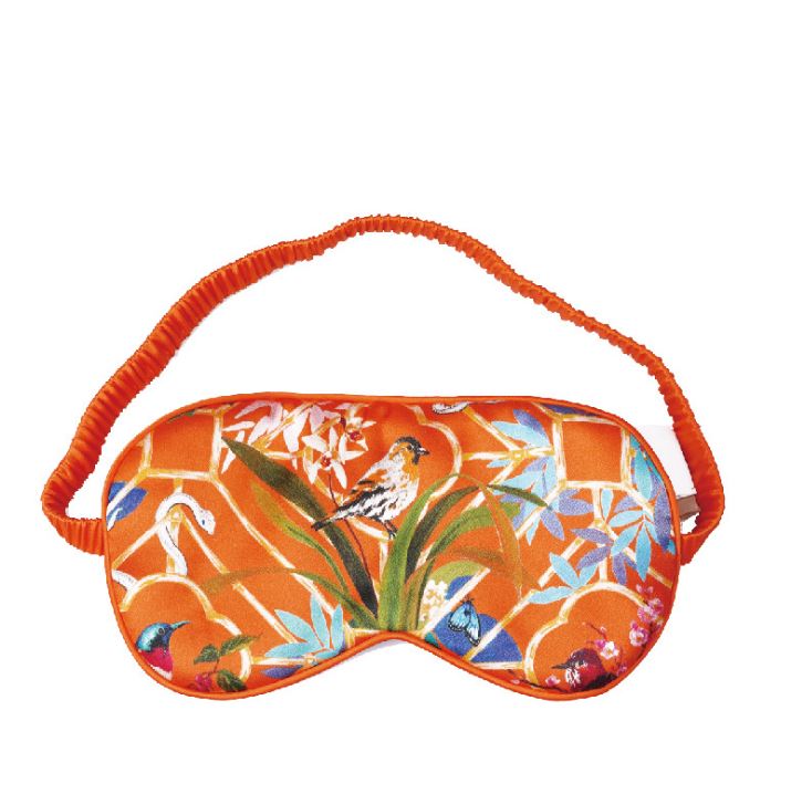 Custom Printed Silk Eye Mask--