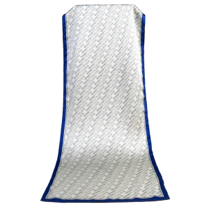 College Polyester Satin Long Scarf
