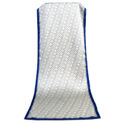 College Polyester Satin Long Scarf