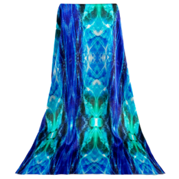 Own Design Silk Satin Long Shawl