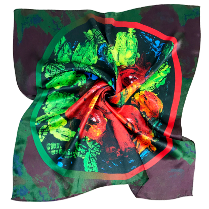 Digital Printing Silk Satin Head Scarf