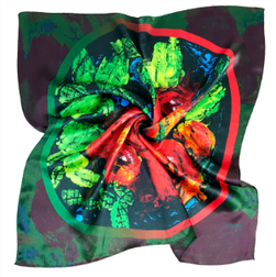Digital Printing Silk Satin Head Scarf